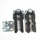 2 Pcs Sofa Couch Sectional Furniture Connector Joint Snap Alligator Style V2H1