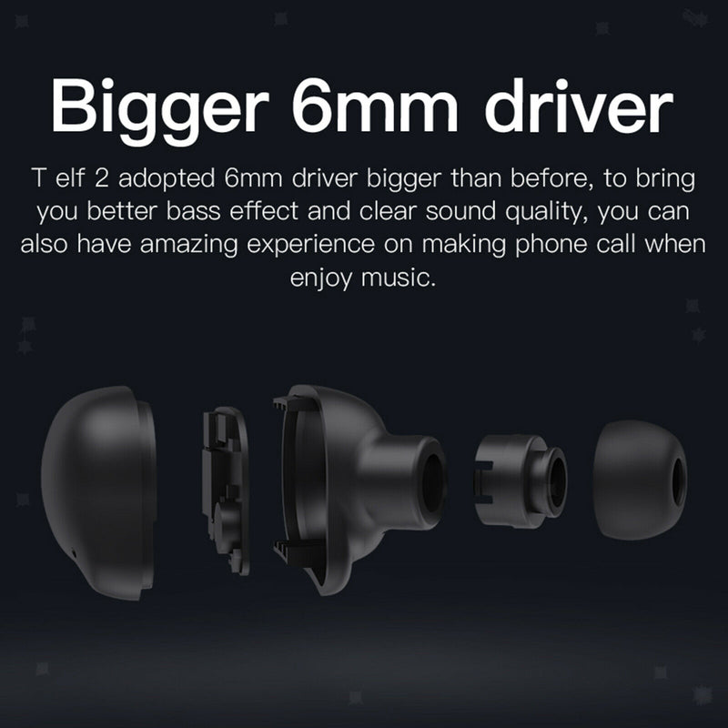 Hifi TWS Earphones Earbuds Headphone Waterproof & Charging Box 6mm Speaker