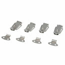 4 Pcs Chest Case Drawer Spring Loaded Draw Toggle Latch 2.8" Length