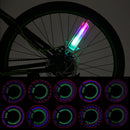 Bike Cycling Bicycle Tire Valve 32 Led Flash Spoke Wheel Light 30 Kinds Flash â„–[