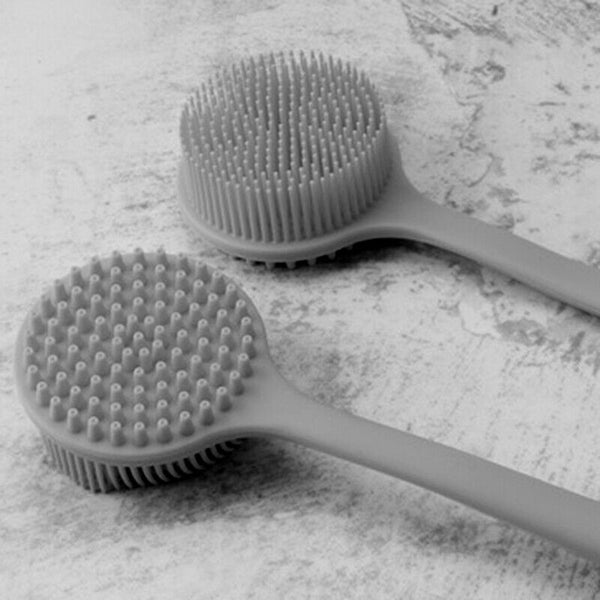 Soft Silicone Back Scrubber Shower, Bath Body Brush With a Long Handle, Bpa O1M3