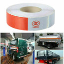 10pcs 30cm PREMIUM Reflective Red and White Conspicuity Tape DOT-C2
