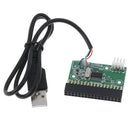 1.44MB 3.5" floppy drive connector 34 PIN 34P to USB cable adapter PCB board M&