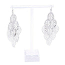 Women Leave Shape Multi-Layer Dangle Earrings G2T8