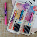 Gradient Fountain Pen Business Student 0.38mm Extra Office Fine Nice Supply E5O1