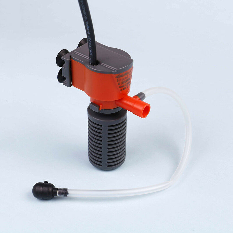 Mini 3in1 Multi-function Aquarium Purifier Water Quality Tank Filter Air Pump OZ