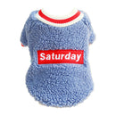 2x Lovely Dog Warm Sweater Vest Dog Soft Comfortable