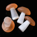 Natural Selenite Quartz Crystal Polished Mushroom Crystal Stone  Ornaments