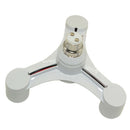 B22 to 3E27 & 5E27 Screw Socket Splitter Converter LED Light Bulb Adapter