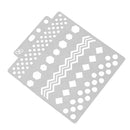 Reusable Polyline Stencil Airbrush Art DIY Home Decor Scrapbooking Album CraVGUS