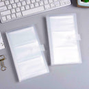 Transparent Plastic Cover Business Card Book Card Holder Cards Insert F 240 R8Q2