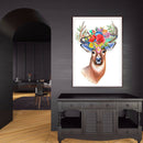 Full Round Drill Diamond Painting DIY Flowers Elk Rhinestone Picture Decor