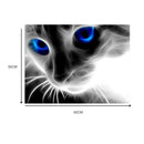 Full Drill Blue Eyed Cat 5D Diamond DIY Painting Craft Kit Home Decor