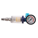 1/4 Inch Air Pressure Regulator Aluminum Alloy Spray Pressure Gauge Regulat D5J4