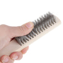 2PCS/Set Stainless Steel Brush Small Wire Brushes For Metal Rust Cleaning  OZ