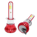 1 Pair Car Motorcycle 3000K 6000K 8000K COB LED Fog Lamp Tail Light Bulbs