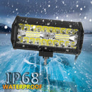7 Inch 400W Led Work Light Bar Flood Spot Combo Offroad Truck Driving Fog L