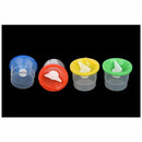 Translucent Plastic Non - Spill Paint and Water Pots with Lids and Stoppers M3E8