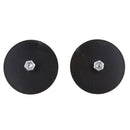 Pair Orange Motorcycle Scooter ATV Dirt Bike Round Reflectors