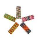 5pcs Rainbow Color Sewing Thread DIY Embroidery Sewing Yarn Knitting Thread OZ