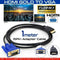 1.8M HDMI Male to VGA Video Converter Adapter Cable Cord for PC DVD 1080P HDTV .