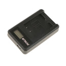 NP-BG1 Battery and Smart LCD Display USB Charger for Sony DSC-W30 W70 HX30