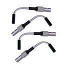 4 Pack Replacement V Brake Noodles Cable Guide Bend Tube Pipes Housing +