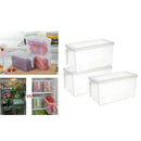 3pcs Refrigerator Food Egg Storage Box Fridge Kitchen Organizer Space Saving