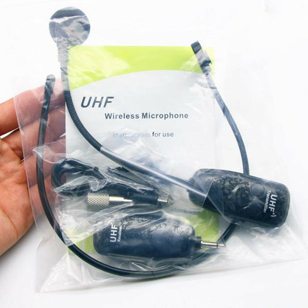 Wireless Microphone Headset + Wireless Transmitter +6.35mm Converter + USB Cable