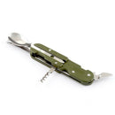 4 in 1 Outdoor Tableware (Fork/Spoon//Bottle Opener) Camping Utensils