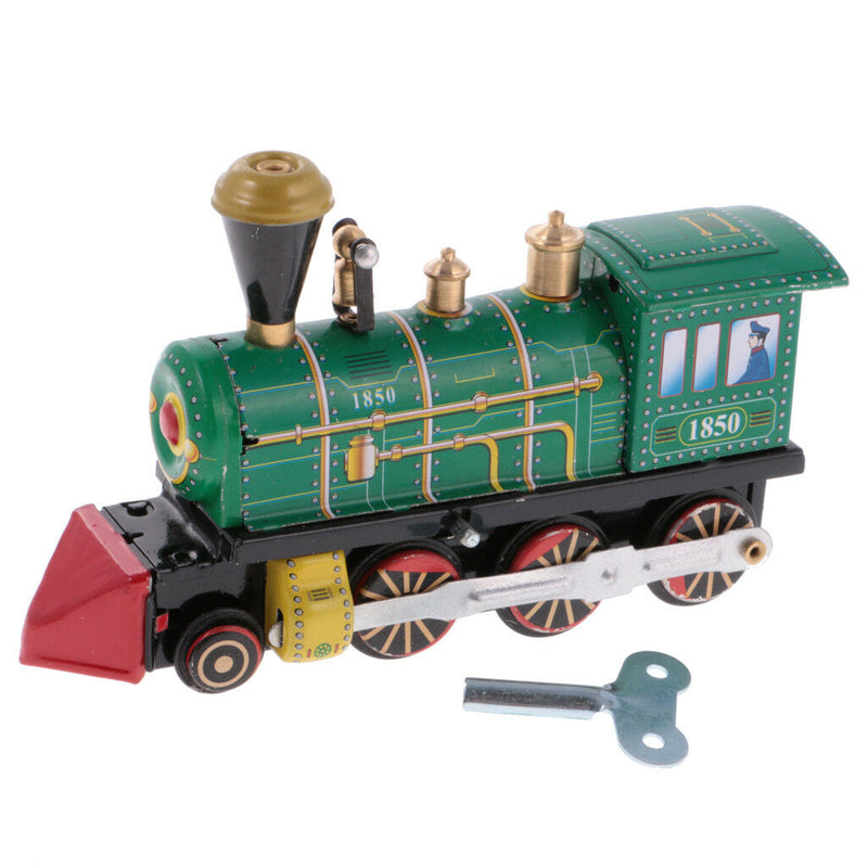 Classic Wind-up Toys Locomotive Clockwork Menchincal Tin Toys Collectibles