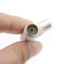 4x Coax Coaxial Antenna Y Splitter Adapter Aerial to TV Converter Plug S Ew
