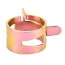 10 Pcs/Set Spring Pipe Clip Oil Water Air Tube Clamps Band Type Fastener B Ew