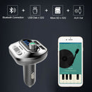 Wireless Bluetooth Handsfree Car Kit Fm Transmitter Mp3 Player Dual Usb Cha