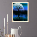 5D DIY Full Drill Diamond Painting Scenery Tree Cross Stitch Embroidery Kit
