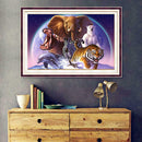 5D DIY Full Drill Diamond Painting Animal Cross Stitch Embroidery Mosaic