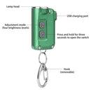XP-G2 S3 LED Mini Flashlight 4 Modes USB Rechargeable Keychain Torch Lamp A