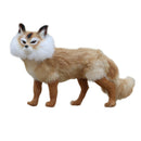Artificial Animal Fur Realistic Imitation Taxidermy Garden Decor Brown