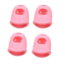 4pcs Silicone Finger Guards Guitar Fingertip Protectors Cap for Ukulele (S) A