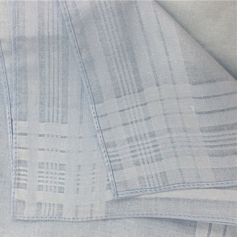 12x Classic 100% Cotton Plain Handkerchiefs Square Hankie Party Kerchiefs