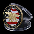 Souvenir Coin US Sea Land Air Seals Team Coin Navy Military Challenge Coin TEUS