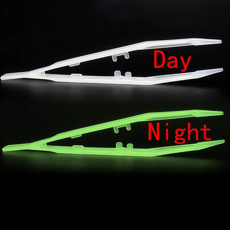 1Pc Reptile Tweezers Noctilucent Clip Feeding Tongs Live Food Feeding Clamp FT