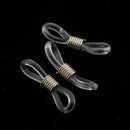 18 Pack Rubber Eyeglasses Sunglasses Ends - Spectacle Strap Loop Chain End for
