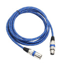 3 Pin XLR Male to Female Extension Cord Cable Wire for Speaker Microphone 6mm