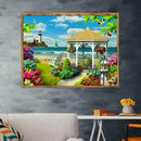 5D DIY Full Drill Diamond Painting Cartoon View Cross Stitch Embroidery Kit