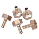 5 pieces 8mm hose barb 1/2 inch PT thread brass connector coupler D2A9