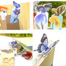 1Pc Butterfly Shape Mini Bookmark Stationery Reading Accessories ME