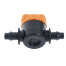 10Pcs Mini Valve with 4/7mm Hose Irrigation Barbed Water Flow Control Valve ME