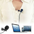 High Sensitivity Stereo HiFi Sound Lavalier Clip-on Condenser Microphone
