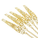2pcs Long Fingers Nail Belly Dance Performance Accessories Bangle